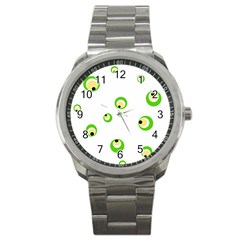 Green Eyes Sport Metal Watch