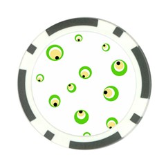 Green Eyes Poker Chip Card Guards