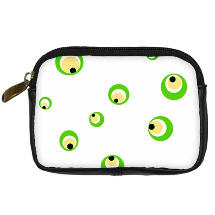 Green eyes Digital Camera Cases