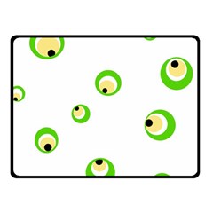 Green Eyes Fleece Blanket (small)