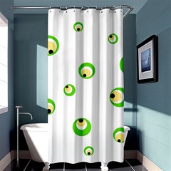 Green Eyes Shower Curtain 36  X 72  (stall) 