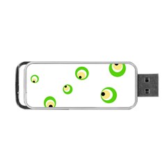 Green Eyes Portable Usb Flash (one Side)