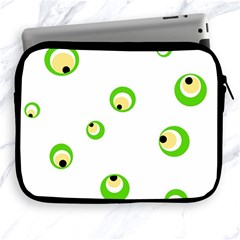 Green Eyes Apple Ipad 2/3/4 Zipper Cases by Valentinaart