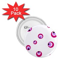 Purple Eyes 1 75  Buttons (10 Pack)