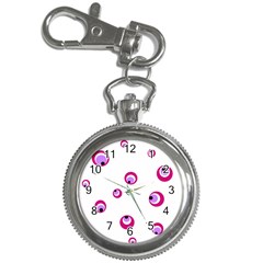 Purple Eyes Key Chain Watches by Valentinaart