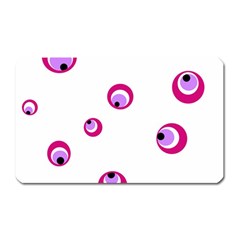 Purple Eyes Magnet (rectangular)