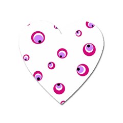 Purple Eyes Heart Magnet by Valentinaart