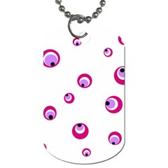 Purple Eyes Dog Tag (one Side)