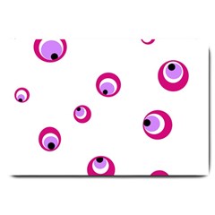 Purple Eyes Large Doormat 