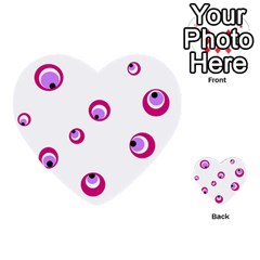 Purple Eyes Multi-purpose Cards (heart) 