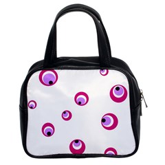 Purple Eyes Classic Handbags (2 Sides)