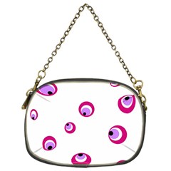 Purple Eyes Chain Purses (one Side)  by Valentinaart