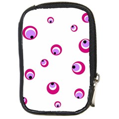 Purple Eyes Compact Camera Cases by Valentinaart