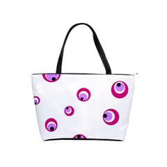 Purple Eyes Shoulder Handbags