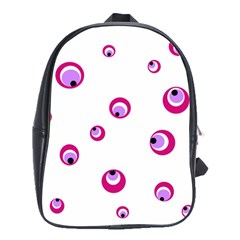 Purple Eyes School Bags(large) 