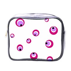 Purple Eyes Mini Toiletries Bags by Valentinaart