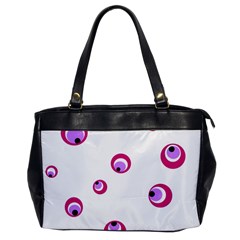 Purple Eyes Office Handbags by Valentinaart