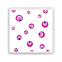 Purple Eyes Memory Card Reader (square)  by Valentinaart