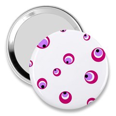 Purple Eyes 3  Handbag Mirrors