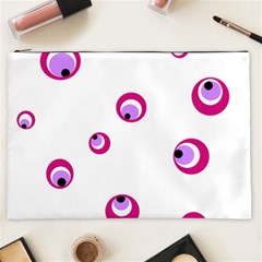 Purple Eyes Cosmetic Bag (xxl) 