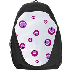 Purple Eyes Backpack Bag by Valentinaart