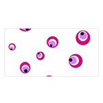 Purple eyes Satin Shawl Front