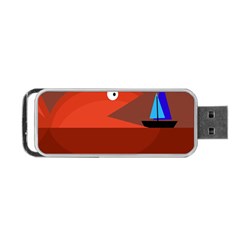 Red Monster Fish Portable Usb Flash (two Sides)