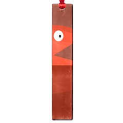 Red Monster Fish Large Book Marks