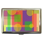 Colorful geometrical design Cigarette Money Cases Front