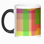 Colorful geometrical design Morph Mugs Left