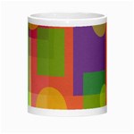 Colorful geometrical design Morph Mugs Center