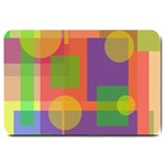 Colorful geometrical design Large Doormat  30 x20  Door Mat