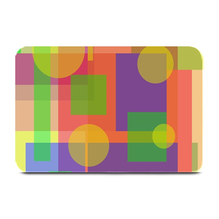 Colorful geometrical design Plate Mats