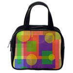 Colorful geometrical design Classic Handbags (One Side) Front