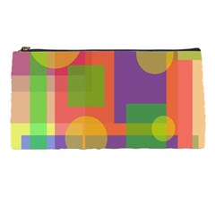 Colorful Geometrical Design Pencil Cases by Valentinaart