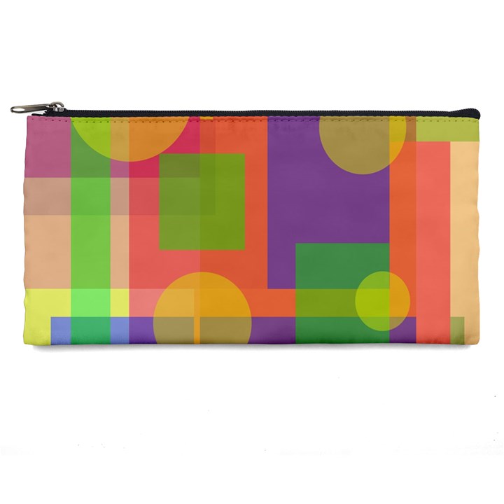 Colorful geometrical design Pencil Cases