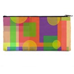 Colorful geometrical design Pencil Cases Back