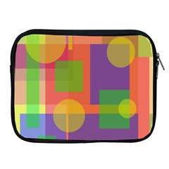 Colorful Geometrical Design Apple Ipad 2/3/4 Zipper Cases by Valentinaart