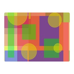 Colorful Geometrical Design Double Sided Flano Blanket (mini)  by Valentinaart