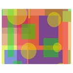 Colorful geometrical design Double Sided Flano Blanket (Medium)  60 x50  Blanket Front