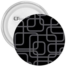 Black And Gray Decorative Design 3  Buttons