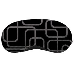 Black And Gray Decorative Design Sleeping Masks