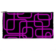 Purple And Black Elegant Design Pencil Cases by Valentinaart