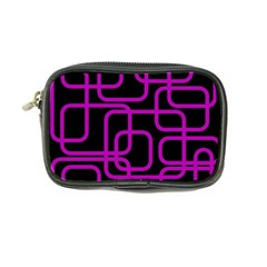 Purple And Black Elegant Design Coin Purse by Valentinaart