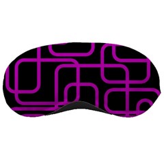 Purple And Black Elegant Design Sleeping Masks by Valentinaart