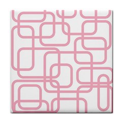 Pink Elegant Design Tile Coasters