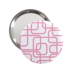 Pink Elegant Design 2 25  Handbag Mirrors