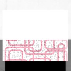 Pink Elegant Design Rectangular Jigsaw Puzzl