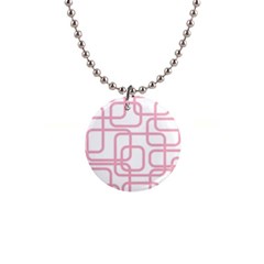 Pink Elegant Design Button Necklaces