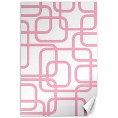 Pink Elegant Design Canvas 24  X 36 